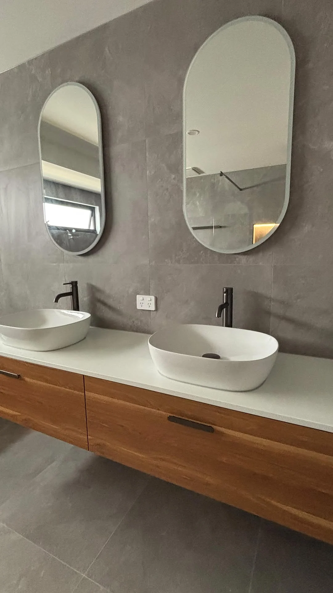 Gunmetal finishes and timber